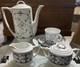 Eisenberg Jager Blau Saks Tea Pot 5 Cups Saucers Sugar & Creamer Dessert Plates