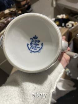 Eisenberg Jager Blau Saks Tea Pot 5 Cups Saucers Sugar & Creamer Dessert Plates