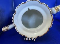 Elegant Old Paris Four Piece Hand Painted Tea Set Coffee Tea Creamer and Sugar