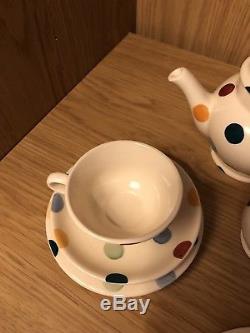 Emma Bridgewater mini polka dot spot dollies doll tea set teapot jug 1st VGC