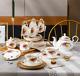 English Porcelain Tea Set Floral Vintage Style China Teapot Wedding Gift For Her