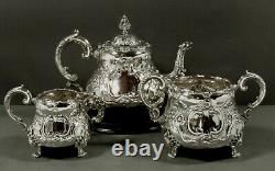 English Sterling Tea Set 1935 GEORGIAN