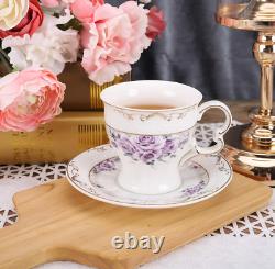 English Style Porcelain Tea Set Floral Vintage China Teapot Wedding Gift for Her