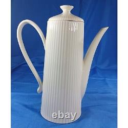 Ernest Sohn Coffee Teapot Tea Pot 8 Cups Set Mid Century Scandinavia White
