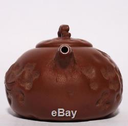 Excellent Antique China Yixing Zisha teapot Handmade Purple sand Teapots PT163