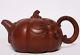 Excellent Antique Chinese Hand Craved Pottery Yixing Zisha Teapot Pt173