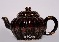 Excellent Rare Antique Handwork Chinese Yixing Zisha Teapot Mark QianLong PT164
