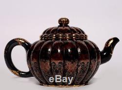 Excellent Rare Antique Handwork Chinese Yixing Zisha Teapot Mark QianLong PT164