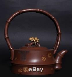 Exquisite Chinese Yixing Zisha Teapot Handmade Teapots Marks WangYinXian PT381