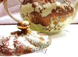 Exquisite Gold Gilded Oriental Translucent China Teapot