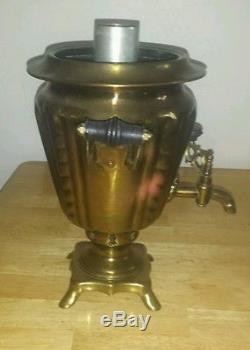 Exquisite Vintage Brass/Bronze Ottone Puro 22 Piece Samovar Tea Coffee Rare Set