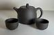 Exquisite Yixing Teapot Set Handcrafted Zisha Clay 4.5 Pot With 2 Cups