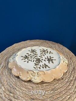 Extremely Rare Antique Decorative Teapot Set with Lid Base Teacups & Saucers