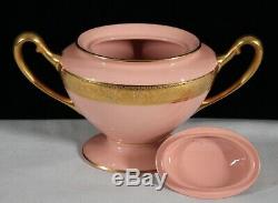 Extremely Rare! Lenox Westchester Coral 3 Pc Teapot Cream & Sugar Set Mint