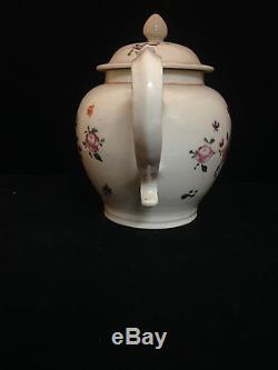 FAMILLE ROSE CHINESE EXPORT TEAPOT c 1770