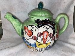 FIFTEEN Handpainted Vintage Teapots- origins England, USA, China, Italy, Taiwan