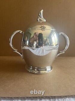 FLAIR 1956 by 1847 Rogers Bros Mid Century Coffee Or Tea Pot Wrapped Handle Set