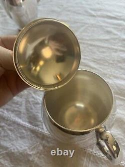 FLAIR 1956 by 1847 Rogers Bros Mid Century Coffee Or Tea Pot Wrapped Handle Set