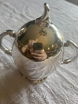 FLAIR 1956 by 1847 Rogers Bros Mid Century Coffee Or Tea Pot Wrapped Handle Set