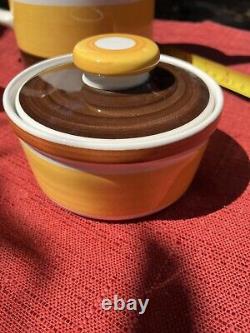 FOKUS by Rorstrand 3 piece T-pot, Sugar, Creamer Designed by Carl Harry Stalhane