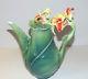 Franz Porcelain Brilliant Blooms Teapot Calla Lily New Condition With Box
