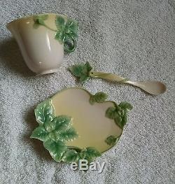 Franz Porcelain Ivy Tea Cup Set