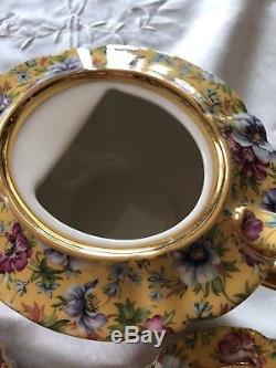 Fabulous Vintage Sadler Chintz Tea Set Sophie Teapot
