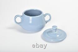 Fiestaware Periwinkle 2-cup Tea Pot Tea Service 8 Piece Set