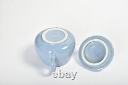 Fiestaware Periwinkle 2-cup Tea Pot Tea Service 8 Piece Set