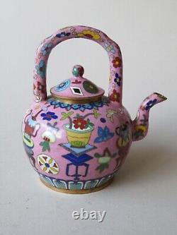 Fine Old Chinese Wine Or Tea Set - Teapot, Tray & 4 Cups - Excellent Quality