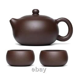 Fine Yixing Clay Teapot Set Series, Chinese Genuine Handmade Tea Pot 10.6 Oz w