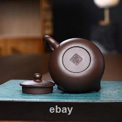 Fine Yixing Clay Teapot Set Series, Chinese Genuine Handmade Tea Pot 10.6 Oz w