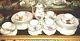 Flowers Of Bermuda Herend 19 Piece Set 6 Coffee Pot Luncheon Plates Cups Saucer