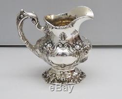 Francis I 4pc Reed & Barton Sterling Silver Tea Set Coffee Pot Sugar & Creamer