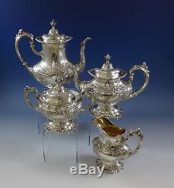 Francis I by Reed & Barton Sterling Silver Tea Set Coffee Pot Large 4pc (#0952)