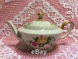 Franconia China Selb Bavaria Germany Rose GardenTeapot with Tea Set 21 pieces