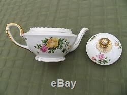 Franconia China Selb Bavaria Germany Rose GardenTeapot with Tea Set 21 pieces