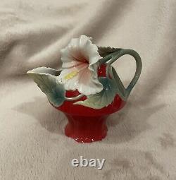 Franz Island Beauty Hibiscus Flower Porcelain Tea Service Set Never Used