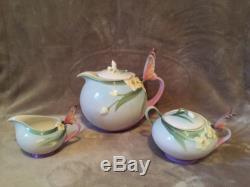 Franz Porcelain Butterfly Tea Set Excellent Condition