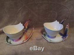 Franz Porcelain Butterfly Tea Set Excellent Condition