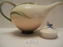 Franz Porcelain Collection Dragonfly Teapot Nib Fz00117 Signed Jen Woo