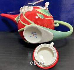 Franz Porcelain Collection Hibiscus Tea Pot2006 Fz00983