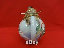 Franz Porcelain Sea Turtle Tea Pot 3 D EUC