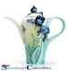 Franz Porcelain Van Gogh Iris Flower Teapot