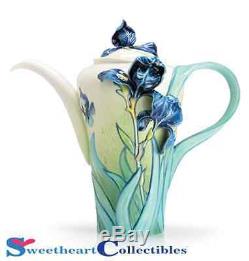 Franz Porcelain Van Gogh Iris Flower Teapot