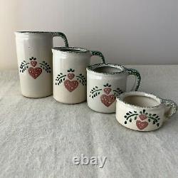 Ganz 9 Pc Set With Plate, Teapot, Measuring cups, Tealight, Cup, Jar w Lid