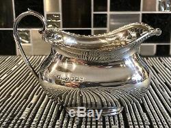 Georgian English Hallmarked Silver Tea Set Inc Teapot No Reserve 905 Grams