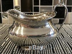 Georgian English Hallmarked Silver Tea Set Inc Teapot No Reserve 905 Grams
