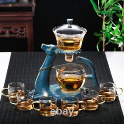 Glass Tea Pot Magnetic Water Diversion Infusers Kettles Tea Maker Teapot Set