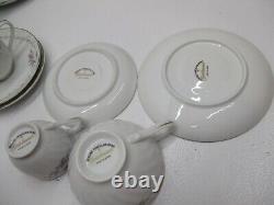 Gold Standard Genuine Porcelain TEA POT-4 Cup-4 Saucer-3 Expresso Cups 4 Saucers